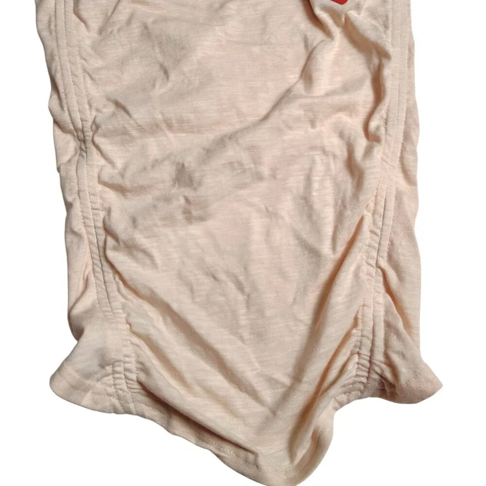 Reddy Dog XL Beige Ruched Detail Lightweight Pet T-Shirt
